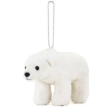 COLORATA stuffed mascot polar bear (real wild animal/with chain)