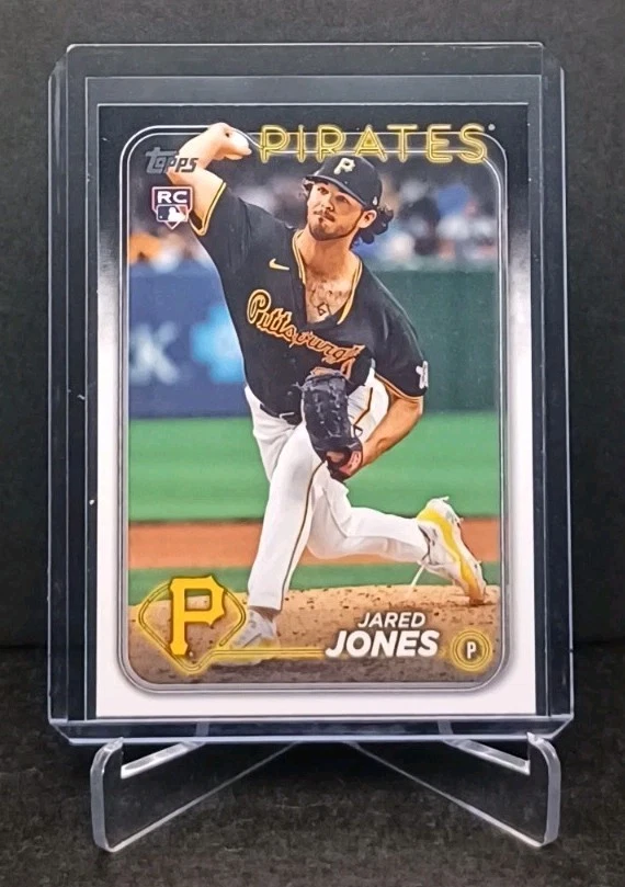 2024 Topps Update Series #US49 and #US95 Jared Jones RC Lot Pittsburgh Pirates - Image 4 of 4