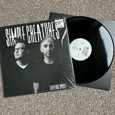 Simple Creatures - Everything Opposite 12  EP Vinyl Black 2019 Mark Hoppus