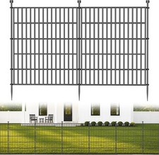 No Dig Garden Fence Outdoor for Yard 32in H x 35.4ft L 