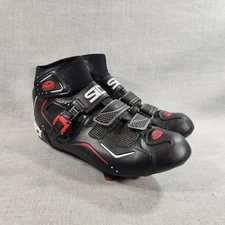 Sidi Ghibli MTB/Gravel Weather-Resistant Black Cycling Shoes Mens Size 10 Straps