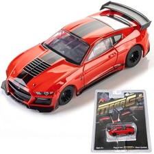 AFX 22077 2021 Shelby GT500 Race Red / Black HO Scale Slot Car