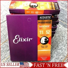 Elixir Strings Phosphor Acoustic Electric Guitar Strings - 16002 16052 16027✅✅