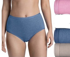 Women's Fruit Of The Loom Size 9/2X Ultra Soft Brief Underwear 5-pack 5DUSKBR