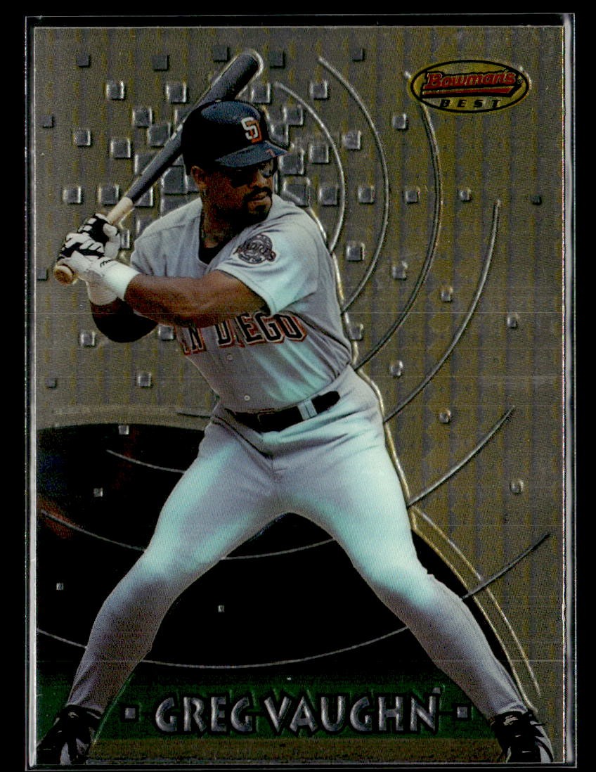 Greg Vaughn 1997 Bowman's Best #53 PLEASE READ