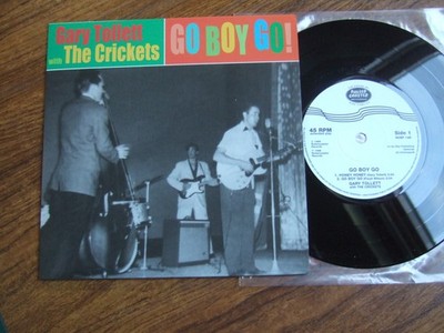 GARY TOLLETT WITH THE CRICKETS - GO BOY GO! EP RCEP 125  / 1998 NM/NM