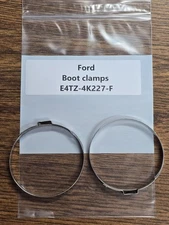 2 New OEM Genuine  Ford Boot clamps E4TZ-4K227-F    Quantity of 2 included
