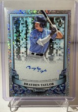 2024 Bowman Sterling - Brayden Taylor - On-Card Auto - Speckle - 43/99!