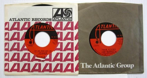 Led Zeppelin ‎lot of 2x45 Singles; Immigrant Song  & Rock and Roll   #4027