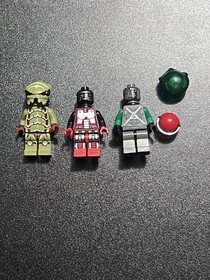 LEGO Insectoids Zotaxian  minifigure Space Alien Spyrius Galaxy Squad Lot Of 3