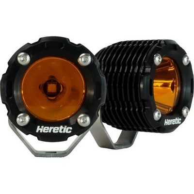 Heretic Light Pods - Amber - Spot - Pair 52013