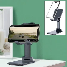 Folding Cell Phone Stand Adjustable Desktop Phone Holder Cradle Dock Universal