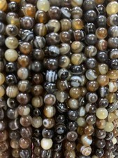 620 Pcs Pure Tibetan Natural Agate Dzi 6mm Round Sky Eyed Beads  