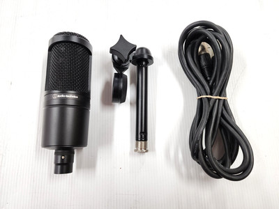 Audio Technica P48 AT2020 Cardioid Condenser Microphone w/ Cable