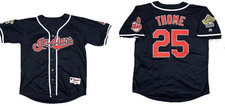 Jim Thome 1995 Cleveland Indians Alt Navy Blue Baseball Jersey