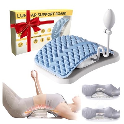 Pneumatic Back Stretcher For Lower Back Pain Relief - Stepless Air-Adjustable...