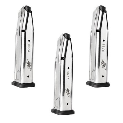 LOT (3) Kimber 2K11/1911 DS Warrior OEM 9mm 10-Round Magazine, SS #1600083A