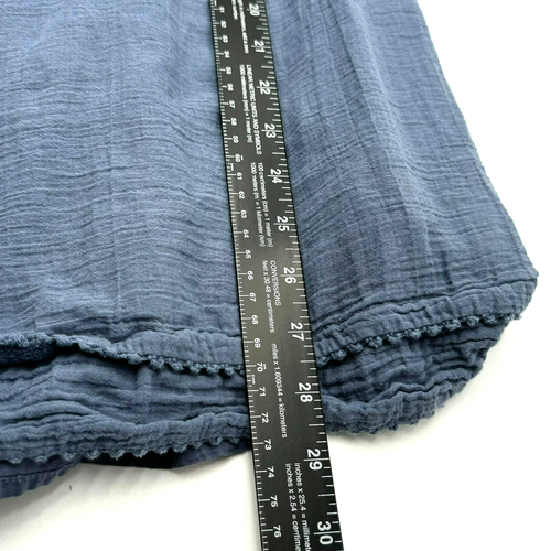 POLO RALPH LAUREN Girl size 12 Ruffle Sleeves Blue 100% Cotton Knee Length Dress - Picture 11 of 11