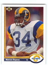 Marcus Dupree 1991 Rams #499