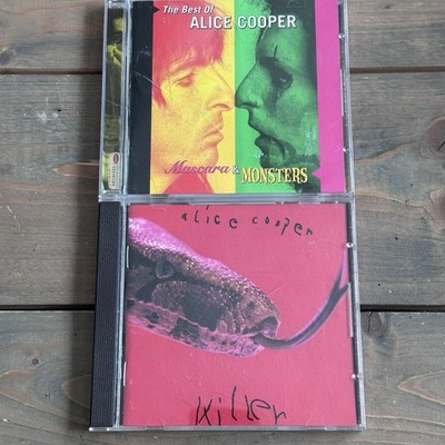 Alice Cooper 2-CD Lot:  Killer/Mascara & Monsters Heavy Metal VG+