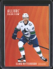 2025-26 Upper Deck Allure #CF-7 Elias Pettersson Color Flow Red-Orange