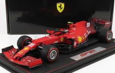 BBR FERRARI F1 SF21 SCUDERIA MISSION WINNOW 4th ITALY GP 2021 SAINZ 1/18 LE50