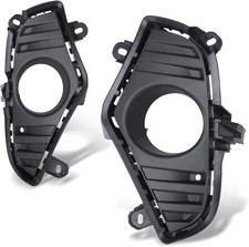 Pair Fog Light Bezel Cover Set For 2019-2025 Toyota RAV4 Front Bumper Lamp LH+RH