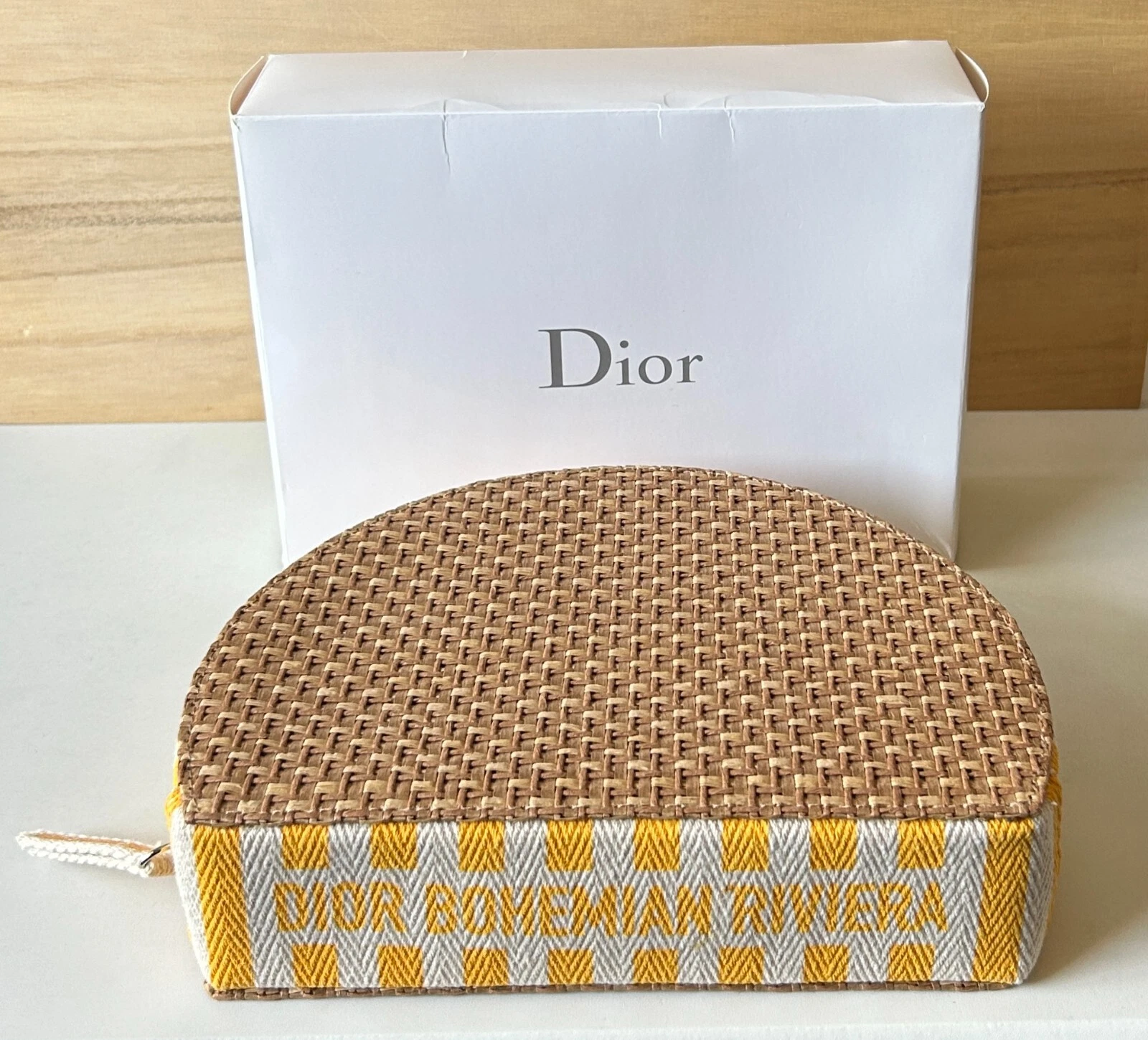 Christian Dior Novelty Bohemian Clutch Bag Riviera 2021 Limited Japan with Box