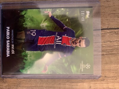 Pablo Sarabia PSG Topps Steve Aoki/49 Summer Festival Mainstage 