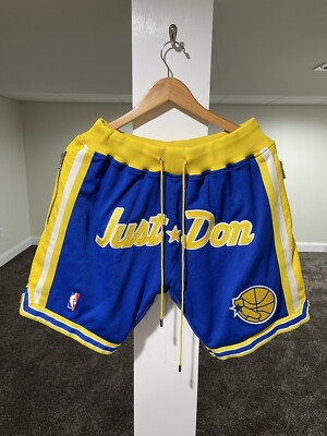 Just Don x Mitchell & Ness NBA Golden State Warriors Shorts | eBay
