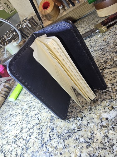 Pocket Notebook Leather Cover 2.5x4in, Moleskine XS Volant NEW BLACK DIAMOND - Picture 6 of 14