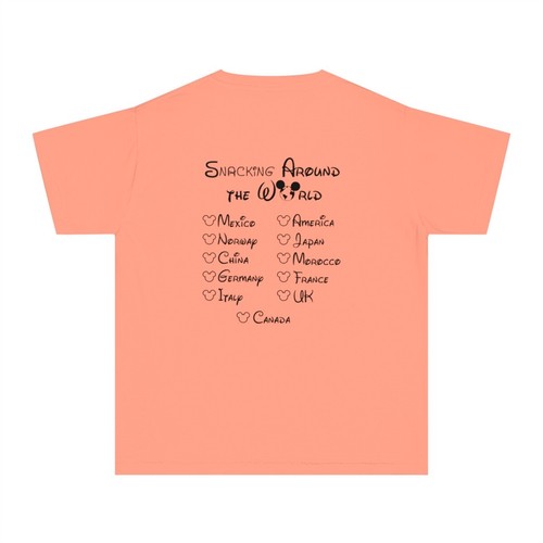 Snacking Around the World - kids tee - Epcot - cool - Fill in - Picture 10 of 61