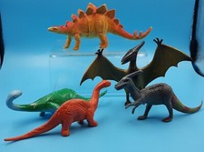 Assorted lot of Hard Plastic Dinosaur Figure Toys