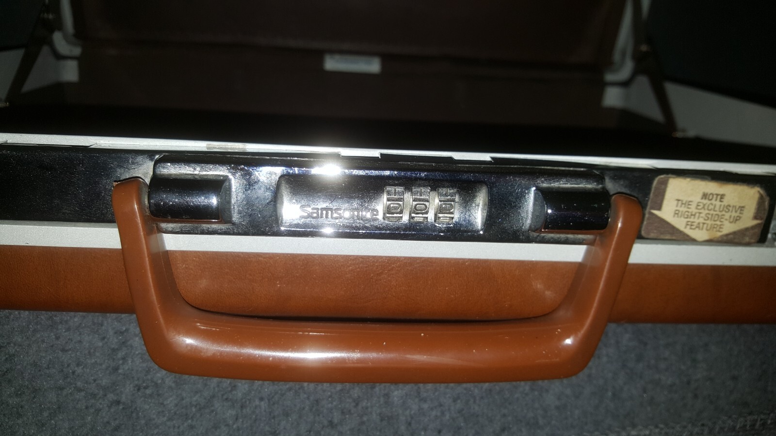 Vintage Samsonite Hard Shell Multi Pocket Briefcase Combination Lock