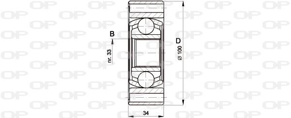 Tête de cardan VW Transporter T2 résoud les bruits de claquage