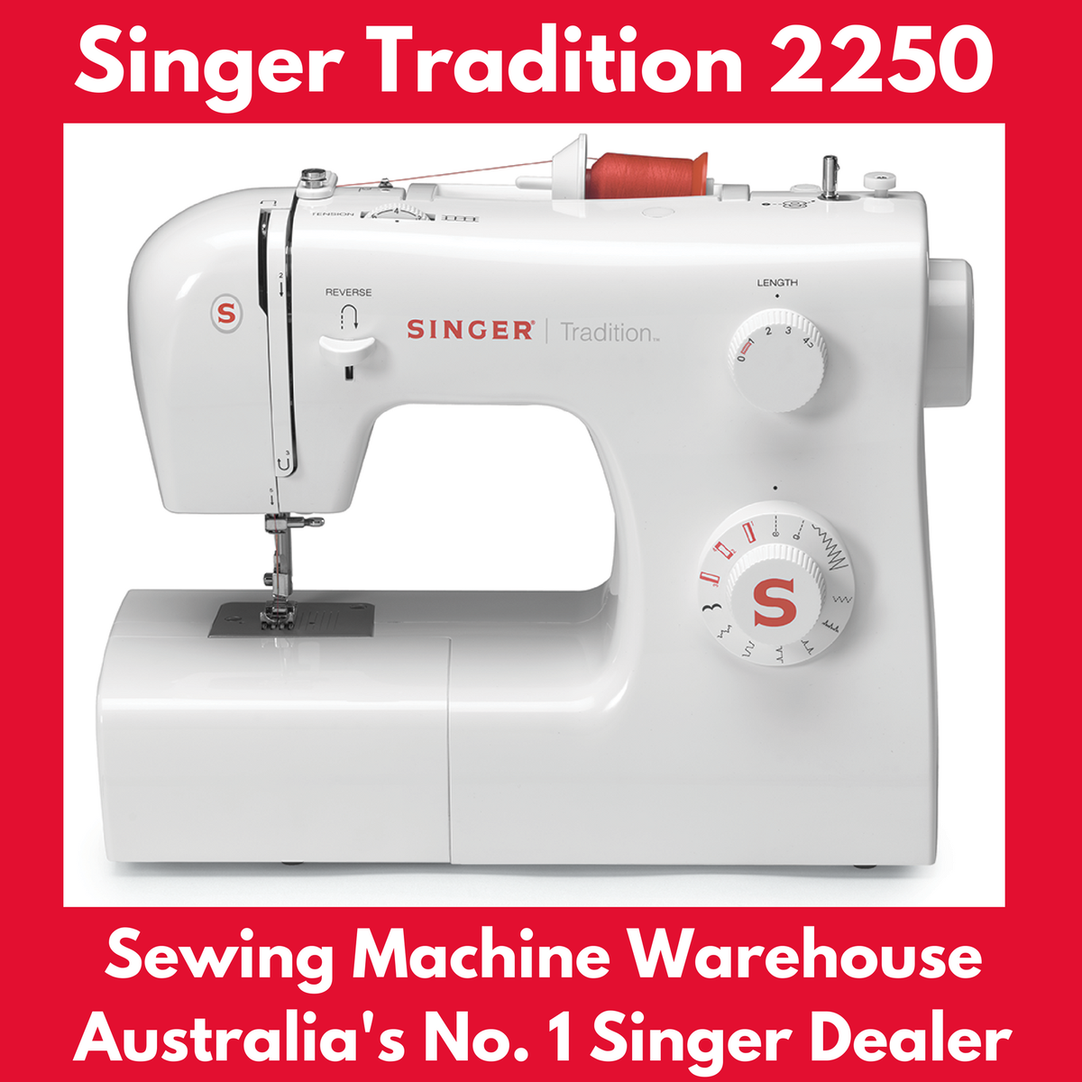 Singer Tradition 2250 Sewing Machine, Metal Frame, Easy to Use