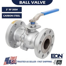 ANIX 3" Carbon Steel RF Flanged End Ball Valve Class 300 FireSafe
