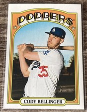 2021 Topps Heritage Baseball #173 CODY BELLINGER Base Los Angeles Dodgers 