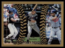 1999 Topps #456 Frank Thomas White Sox Tim Salmon  Angels Dave Justice Indians