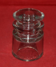 Antique Vintage Armstrong T.S. 64 64 CLEAR Glass Insulator Made in the USA