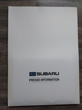 Subaru Impreza i Outback teczka prasowa zestaw mediów z 2000 roku