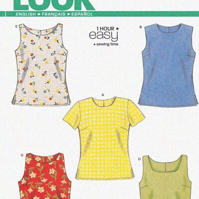 ChicStitch Misses Tops Pattern 6483: Sizes 6-16