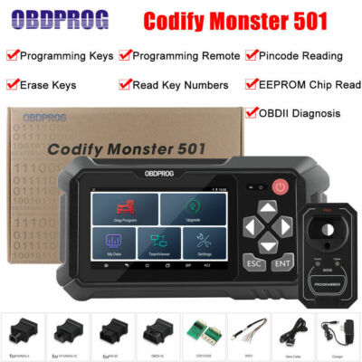 OBDPROG M501 Car Key Programmer Remote Immobilizer Scanner For Locksmith as X100