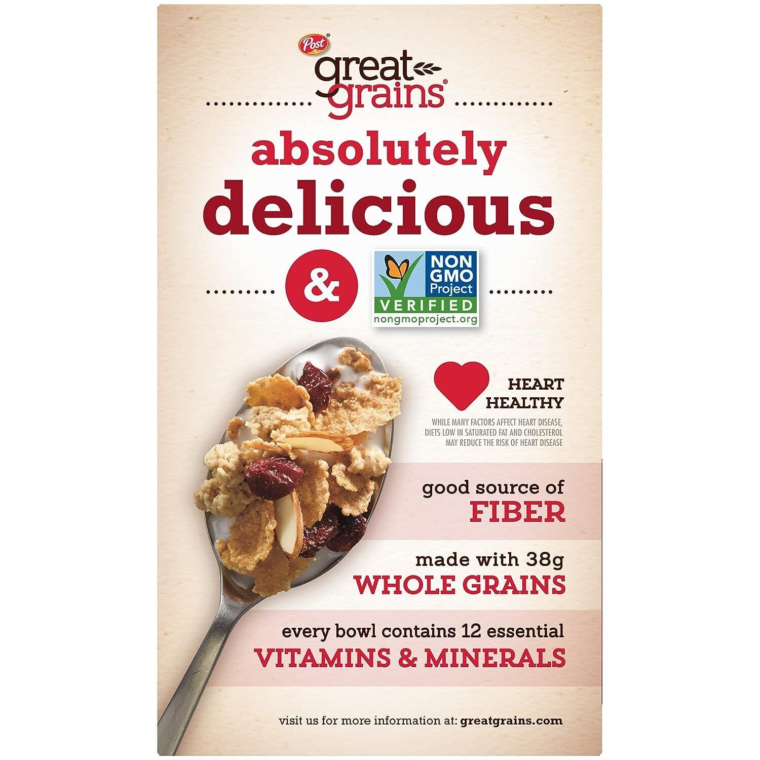 Great Grains Cranberry Almond Crunch Cereal, 396g Box Pack Of 3 eBay