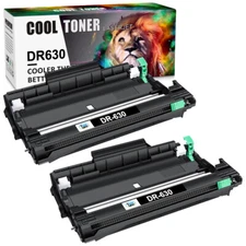 2PK DR630 Drum Unit Compatible With Brother HL-L2320D HL-L2340DW L2360DW L2380DW