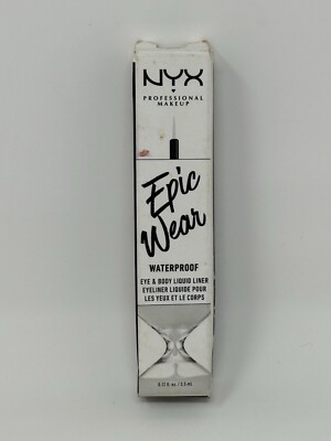 NYX Epic Wear Waterproof Liquid Liner Eye & Body Liquid Liner - White EWSPLL04