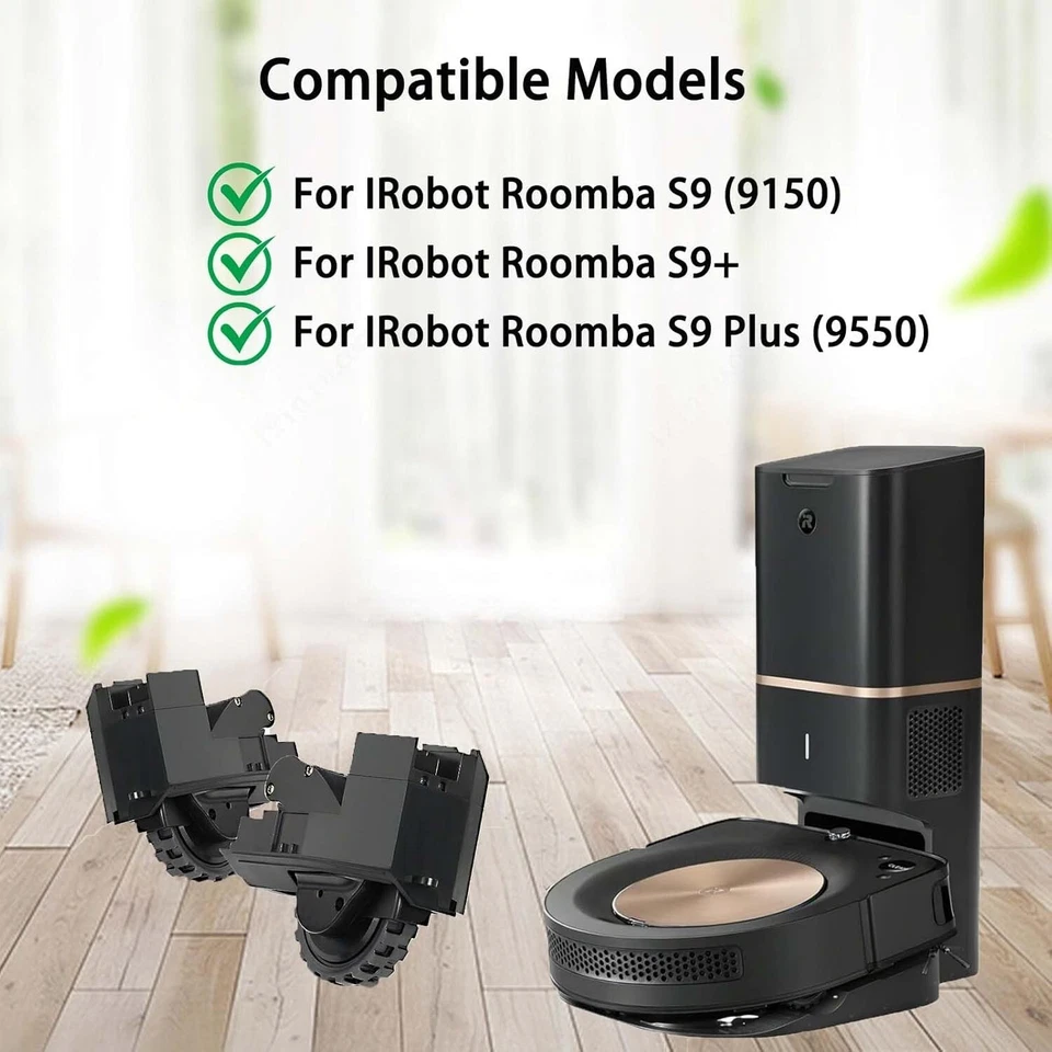 Wheel Module Parts for IRobot Roomba S9 (9150) S9+ S9 Plus (9550) Robot Vacuum: - Image 3 of 4
