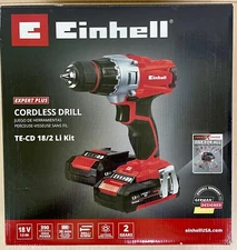 Einhell 18 volt cordless Drill with case
