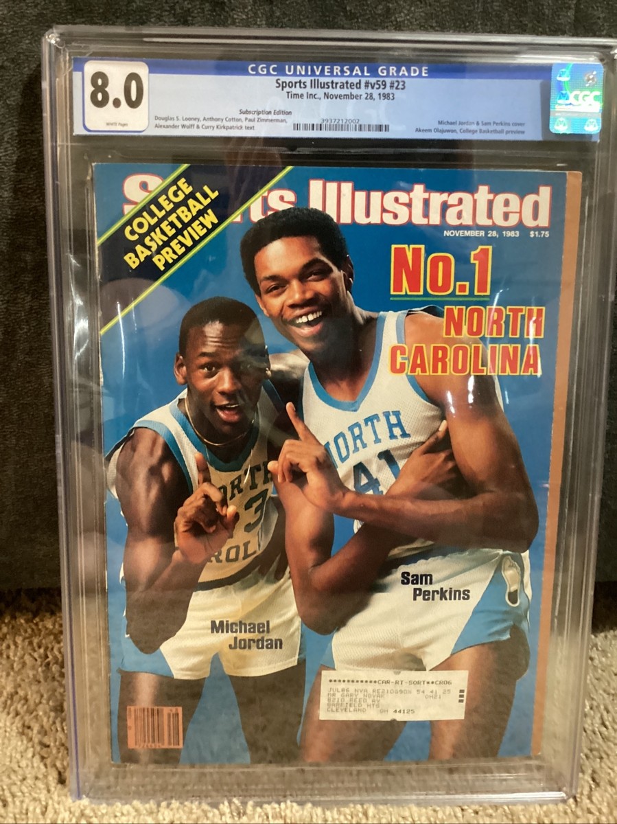 MICHAEL JORDAN?1983 Sports Illustrated Rookie CGC 8.0 North 