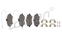 Topran BremsbeläGe Bremsbelegsatz Vorne FüR Peugeot 407 SW CitroëN C6 C5